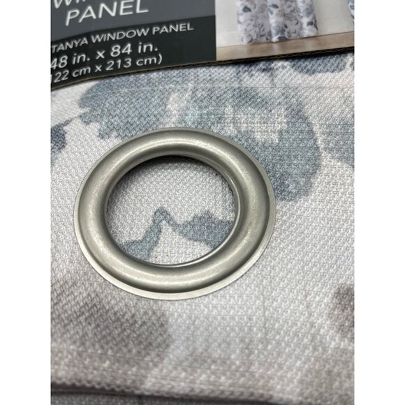 living colors window panel one tanya window panel floral 48x84" rings READ NEW - Picture 4 of 8